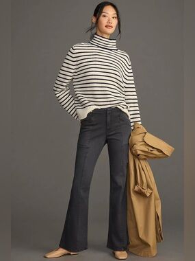 Anthropologie Pilcro Low-Rise Utility Demilune Pants Women's Size US 27 Petite